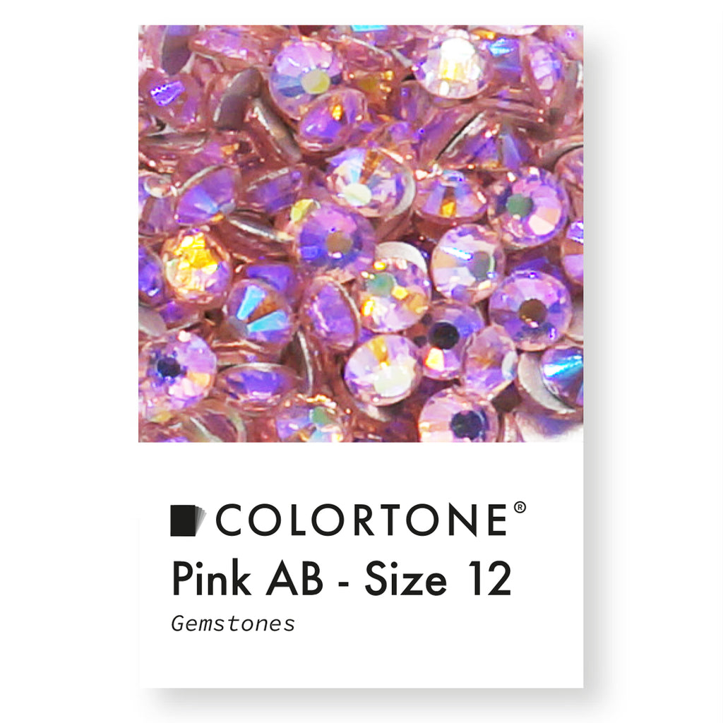 Pink Aurora Borealis Gemstones - Size 12 | Colortone