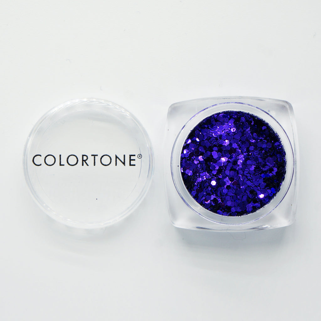 The Color Purple - Medium Mix Glitter Potje | Colortone