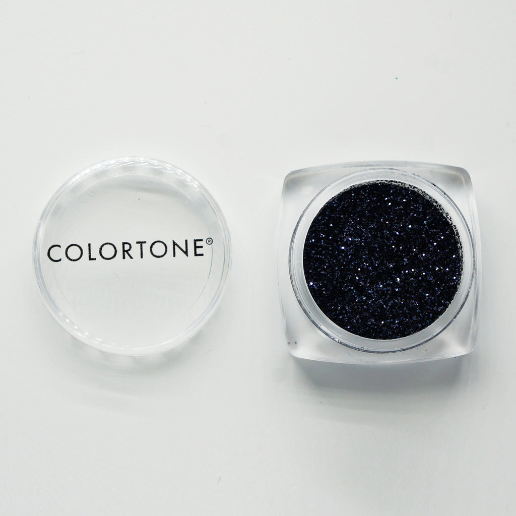 Jet Black - Ombre Glitter Potje | Colortone