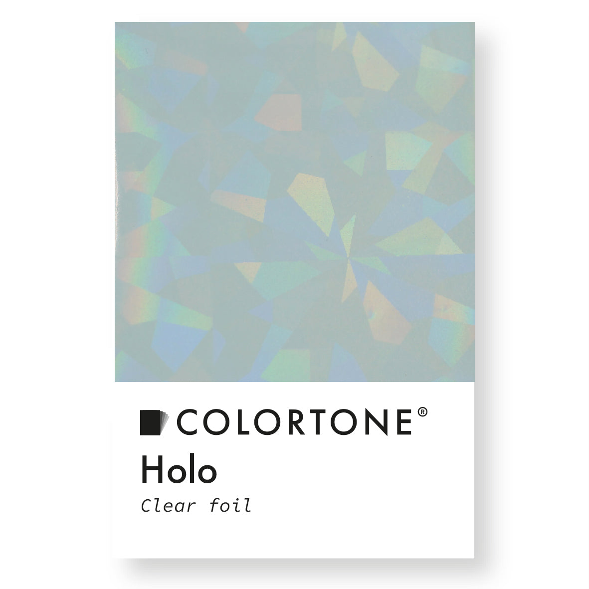 Clear Holo Foil - Multicolor | Colortone