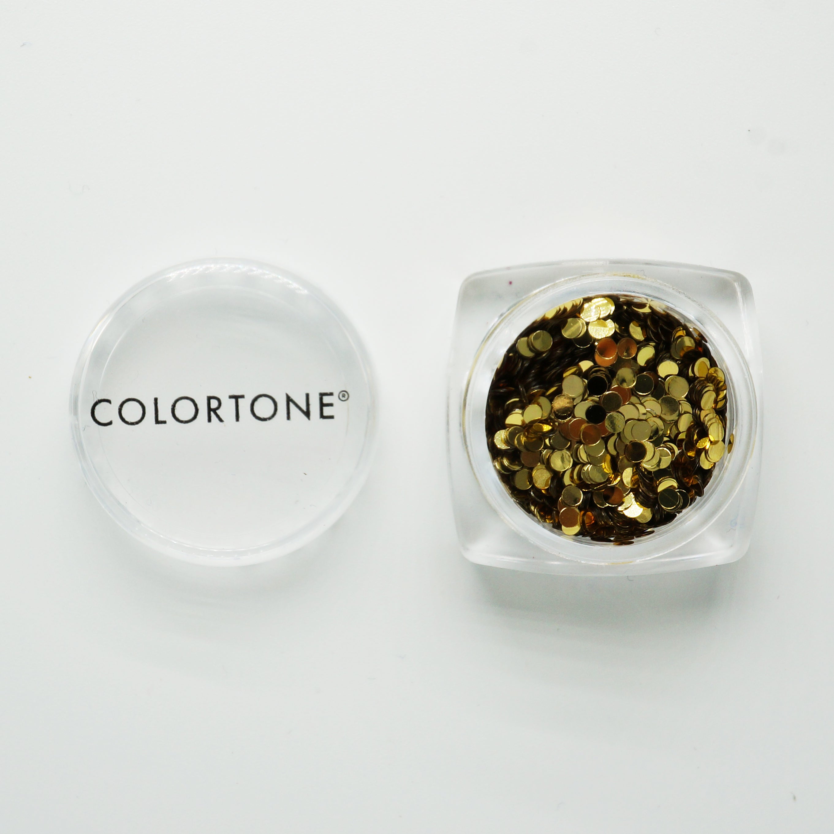 Polka Dot Gold - Accent Glitter Potje | Colortone