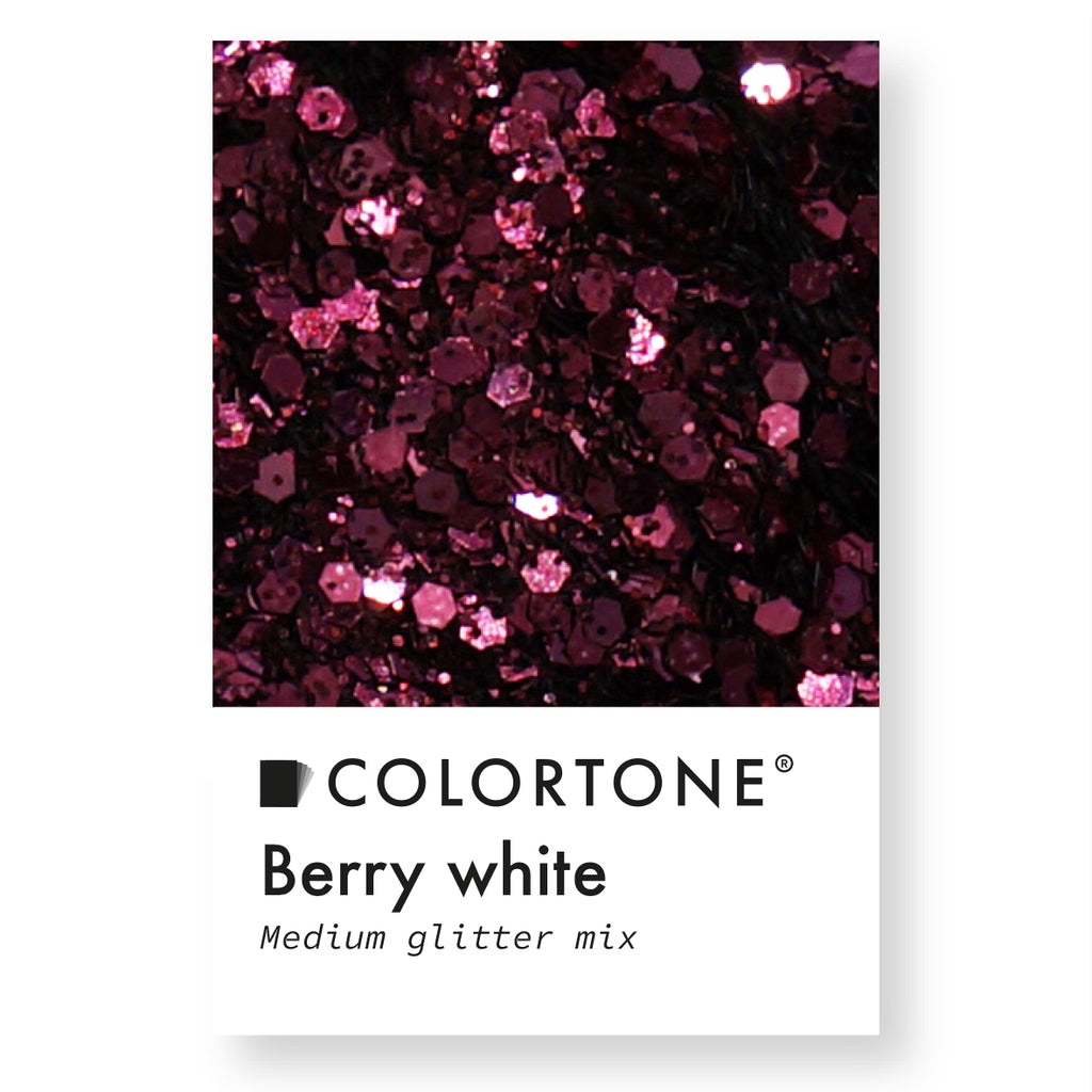 Berry White - Medium Mix Glitter | Colortone