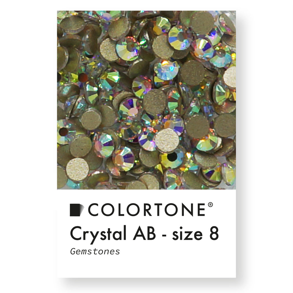 Crystal Aurora Borealis Gemstones - Size 8 | Colortone