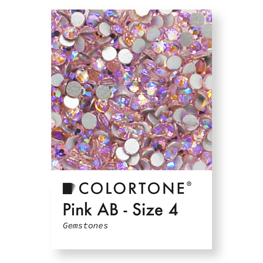 Pink Aurora Borealis Gemstones - Size 4 | Colortone