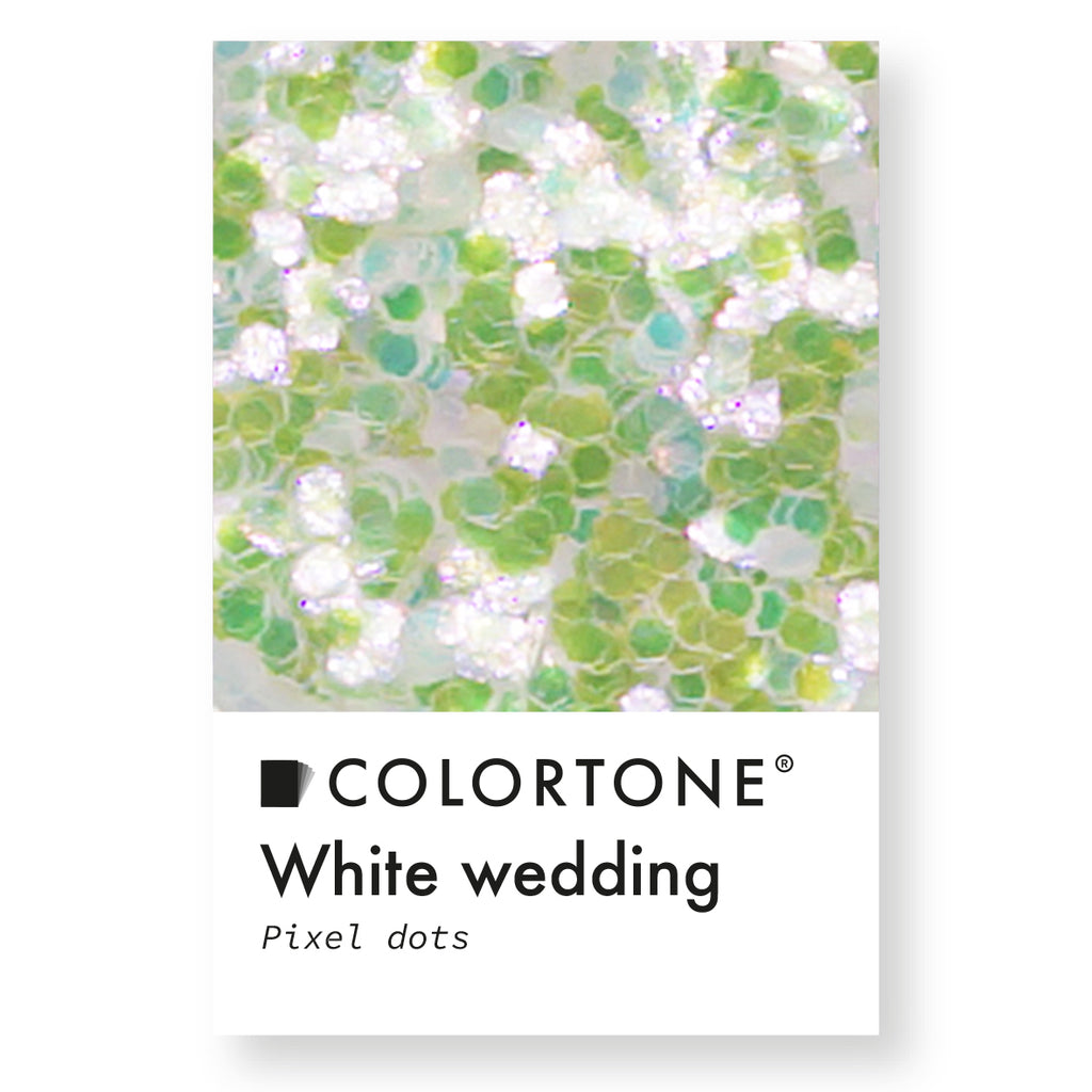 White Wedding - Pixel Dots | Colortone