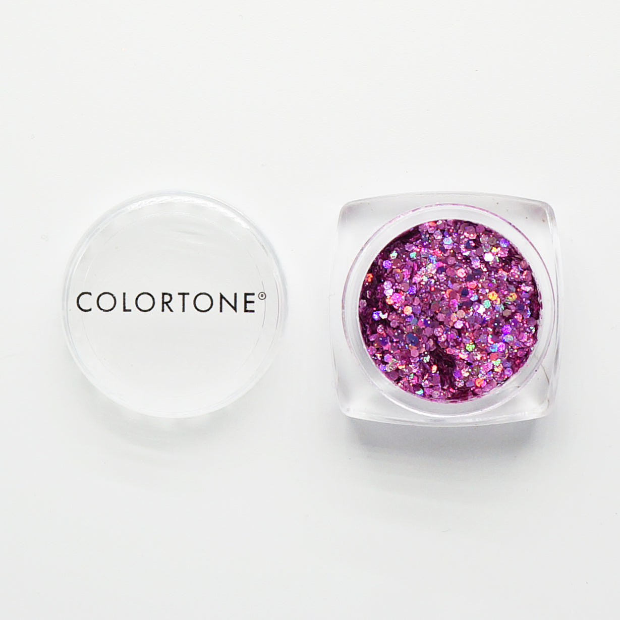 Mighty Morphin Purple - Medium Holo Mix Glitter Potje | Colortone