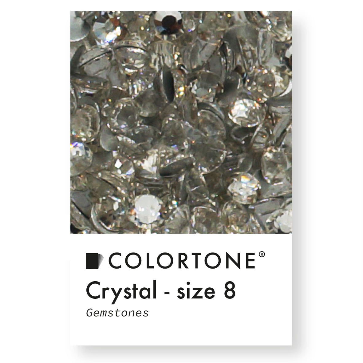 Crystal Gemstones - Size 8 | Colortone