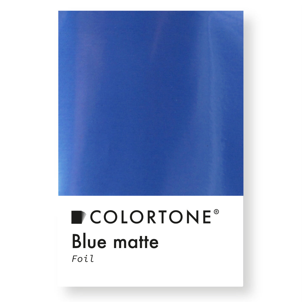 Blue Matte Foil - Blauw | Colortone