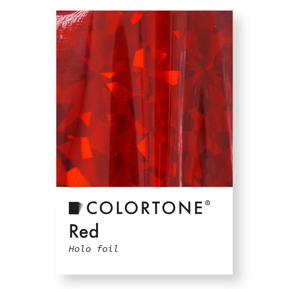 Red Holo Foil - Rood | Colortone