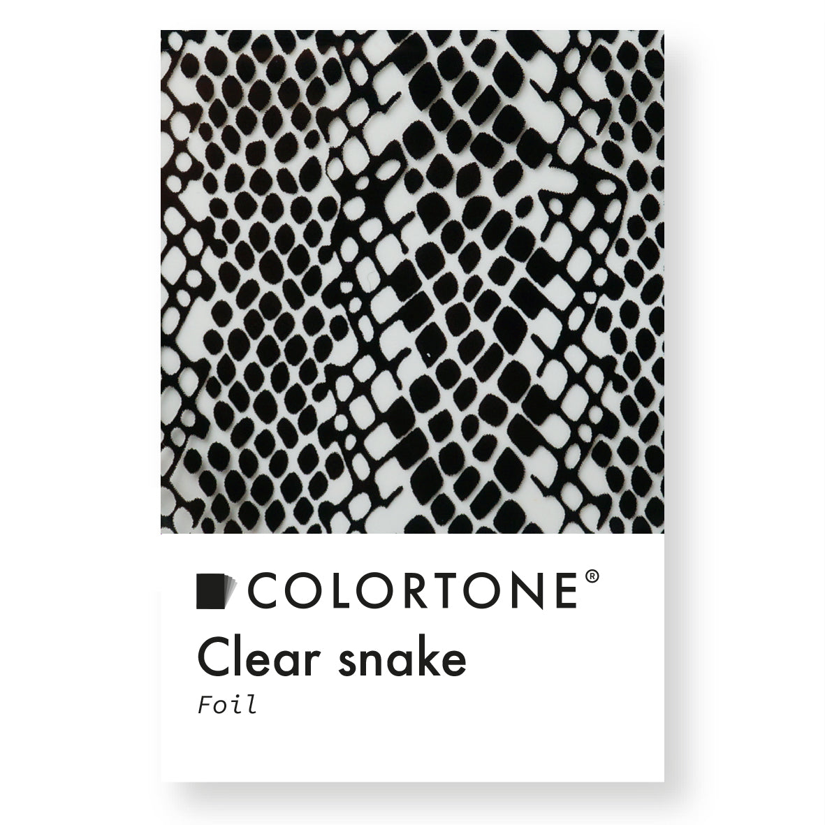 Clear Snake Foil - Multicolor | Colortone