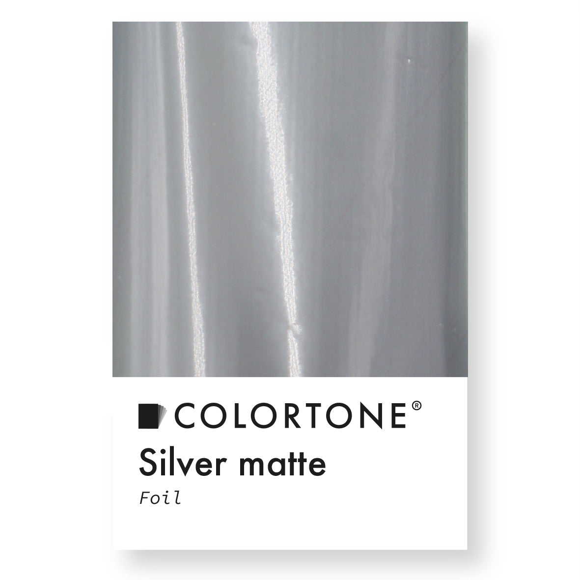 Silver Matte Foil - Zilver | Colortone