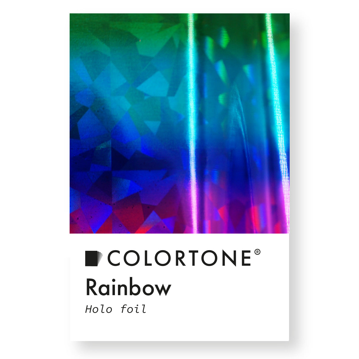 Rainbow Holo Foil - Multicolor | Colortone