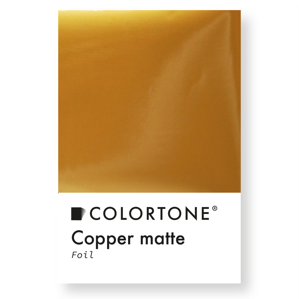 Copper Matte Foil - Koper | Colortone